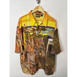 Vintage Billion Bay Men 2XL Beach Hawaiian Y2K Chillin
